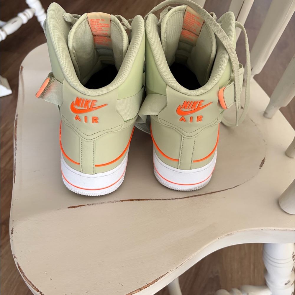 Nike Air Force 1 Olive Aura Sneakers - Picture 5 of 9